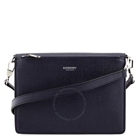 burberry triple-stud leather crossbody bag in blue|Triple.